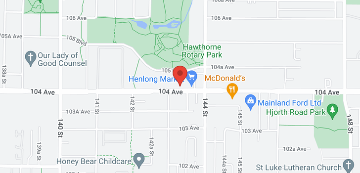 map of 419 14333 104 AVENUE